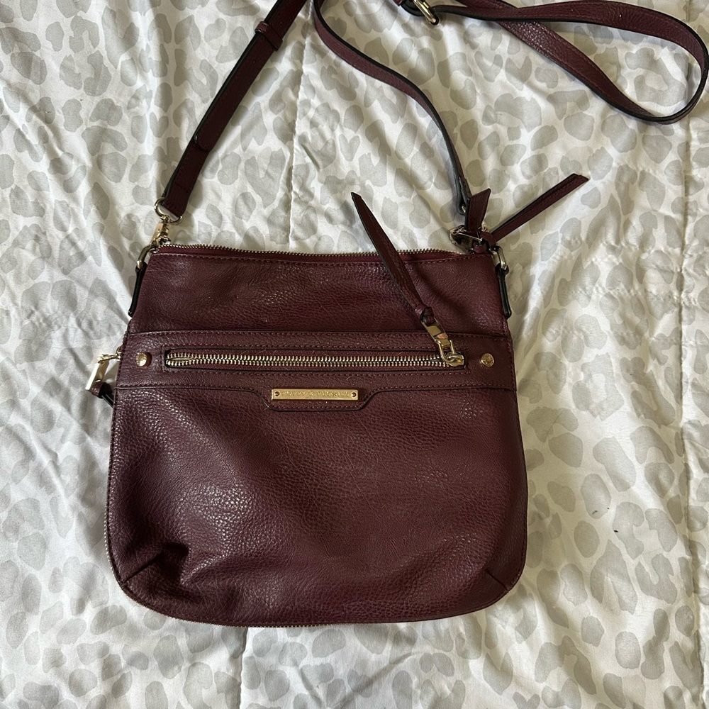 Poppy and peonies crossbody